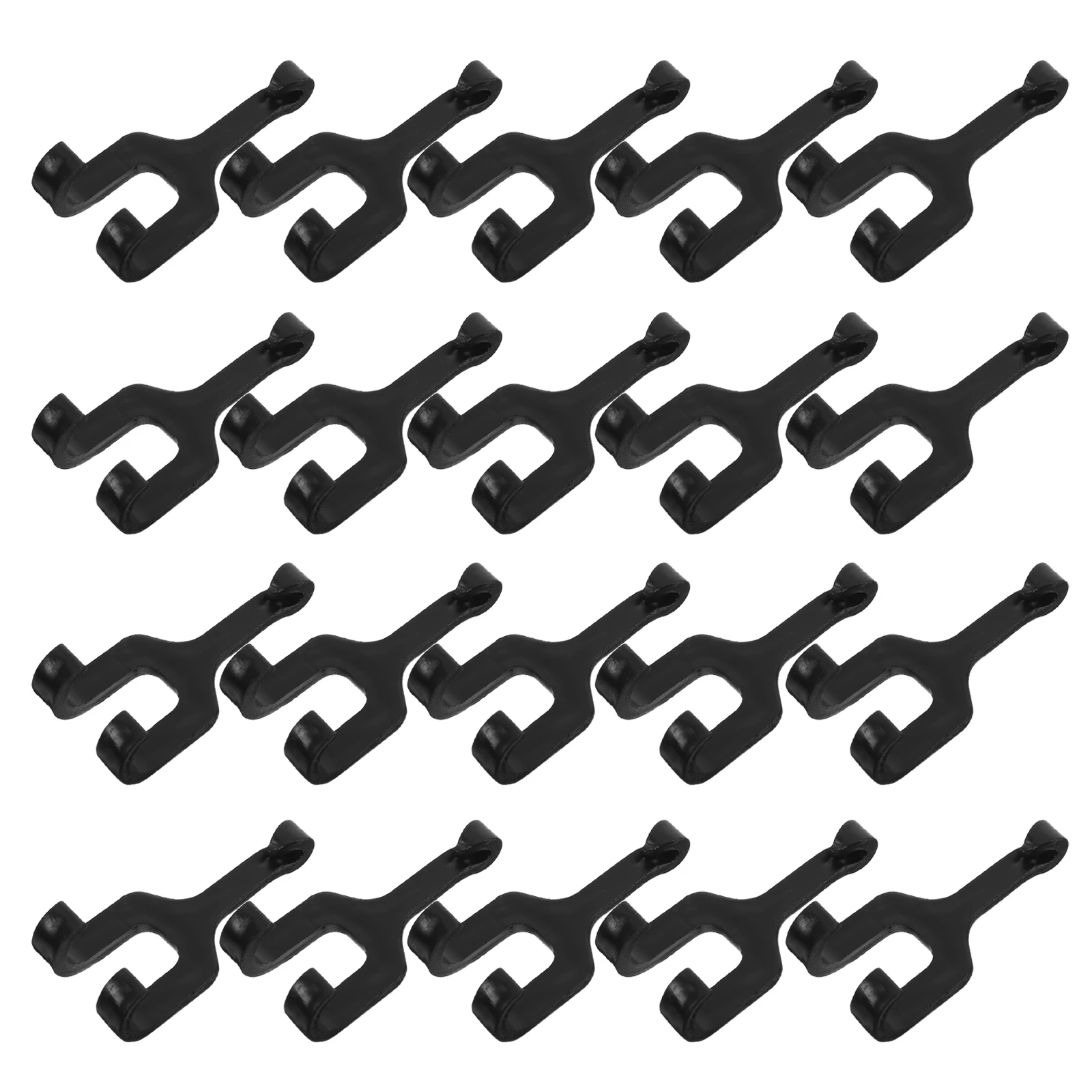 

50 Pcs Melon Hook Bracket Hooks Heavy Duty Plant Hangers Black Pp Growing Cantaloupe