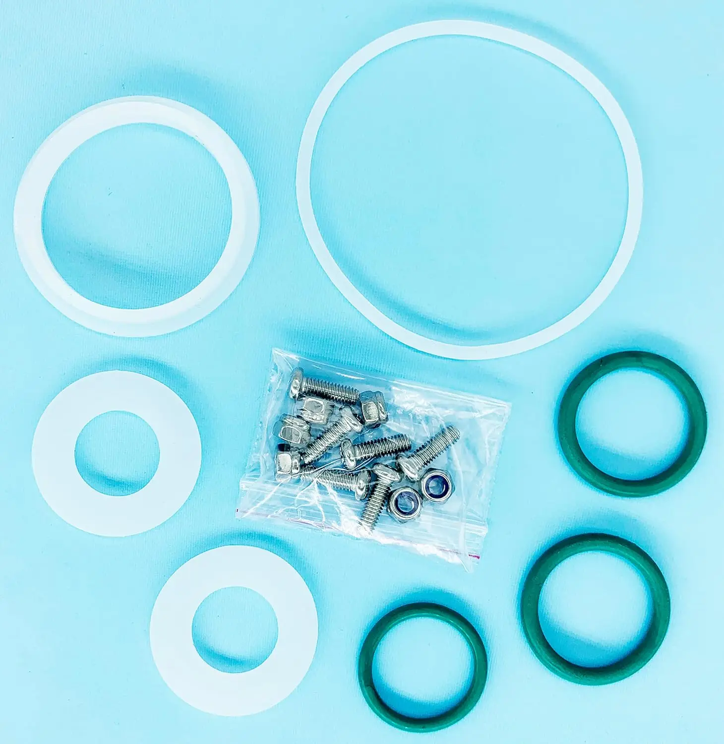 

FIX 1Set fits Water Pump Seal Rebuild Kit O-Rings P4071 58113 for Coleman Lay-Z-Spa and 1A and 2 B/C Outlet O-Rings,