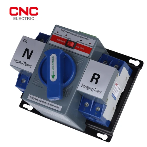Imagen 2 del producto CNC YCQ3B-63 2P/4P 63A ATS interruptor de transferencia automática de doble potencia AC230V/400V interruptores selectores eléctricos 50/60Hz