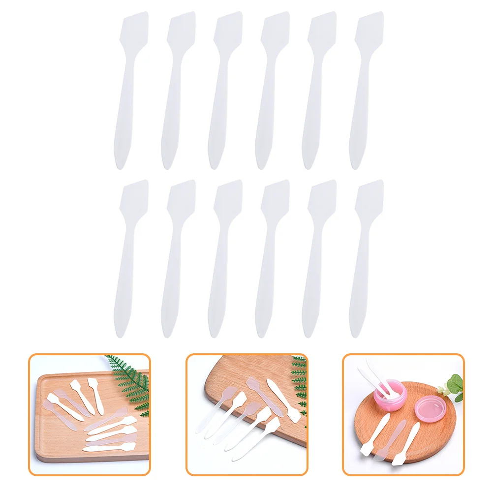 200 pçs bochechas hidratante facial máscara facial cuidados com a pele ve maquiagem espátula ferramenta de cuidados com a pele colher de creme para os olhos