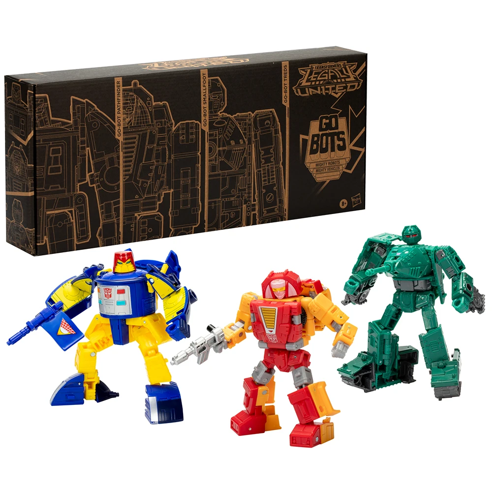 In Stock Original Hasbro Transformers Generations Selects Legacy United Go-Bot Guardians 3 Pack Collectible Action Mode Toy Gift