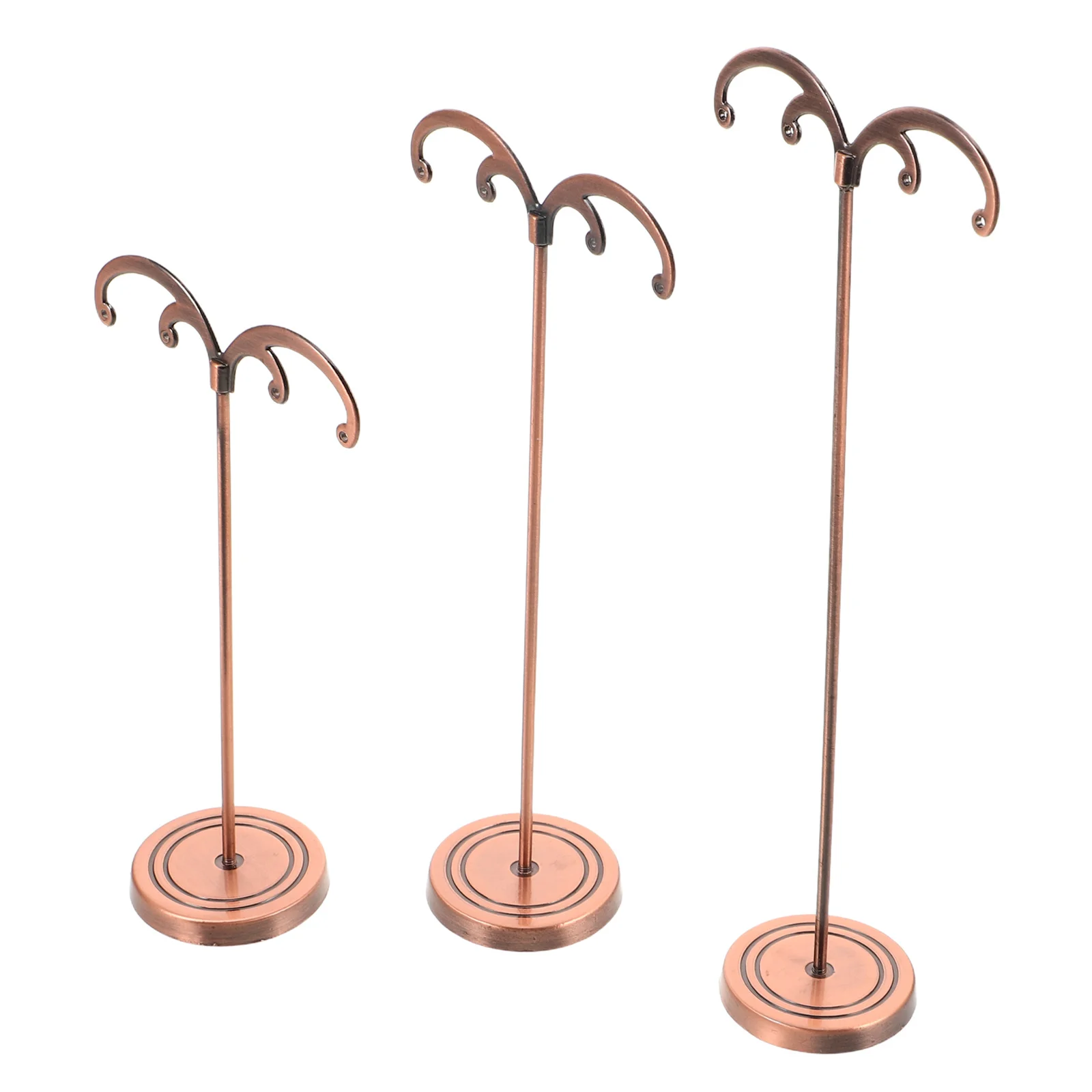 

3pcs Metal Earring Display Stand Organizer Jewelry Holder Rack Hanging Earrings Ear Studs Storage Home Retail Travel Use Durable