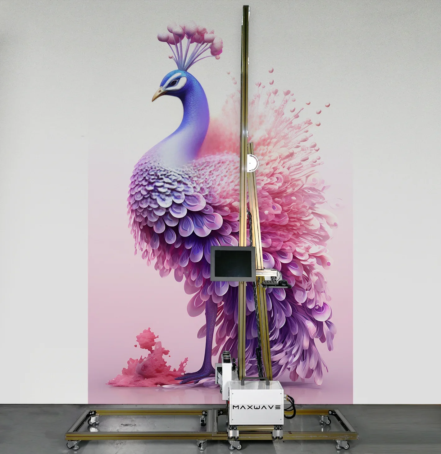 Wall Printing Machine Automatic Vertical UV Inkjet Wall Printer Glass/Wood/Ceramic Printer for Wall Decoration Mural