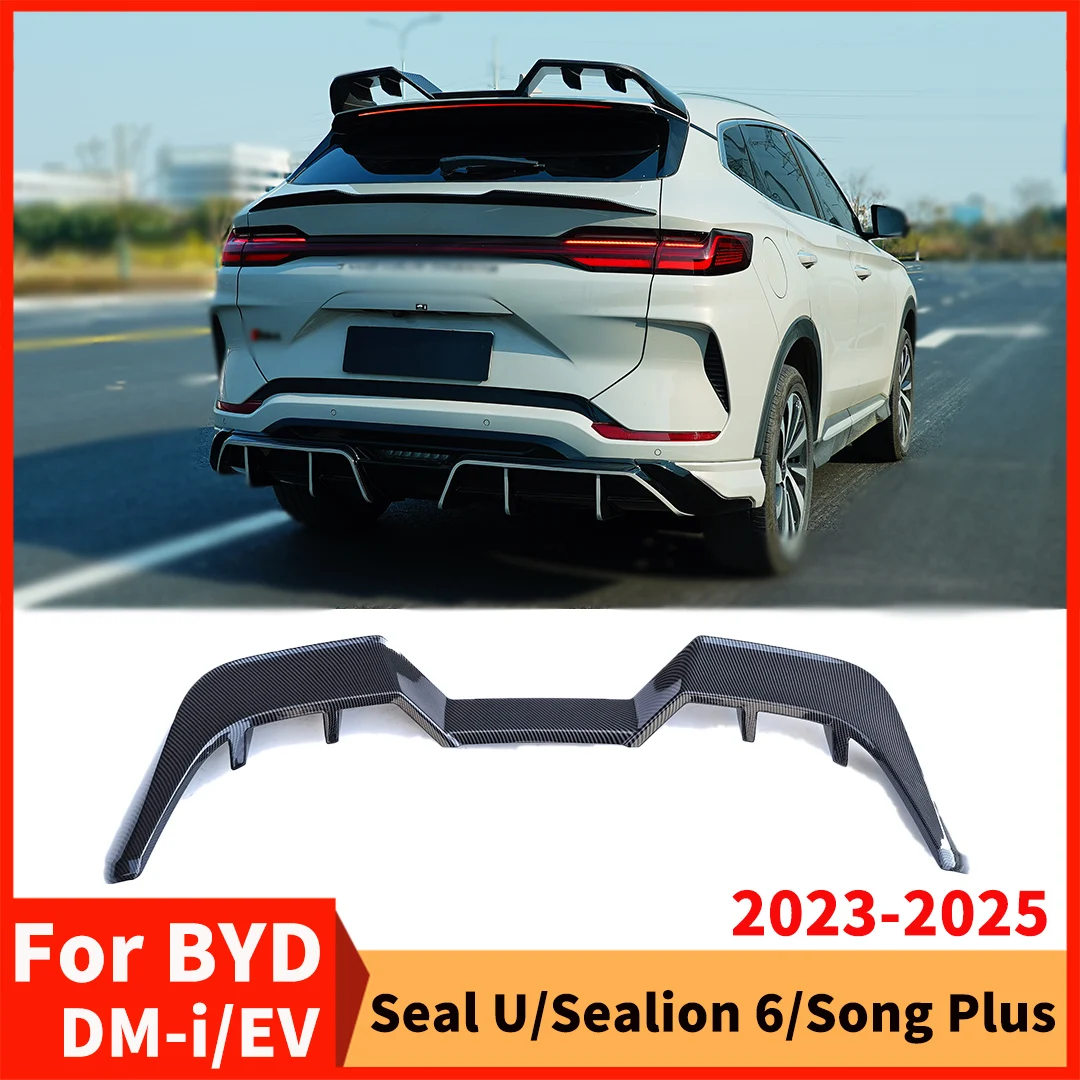 Heckspoiler Kofferraumlippe Karosserie-Kit Tuning-Zubehör Dachspoiler Flügel für BYD Seal U Sealion 6 Song Plus 2023-2025 DM-i EV