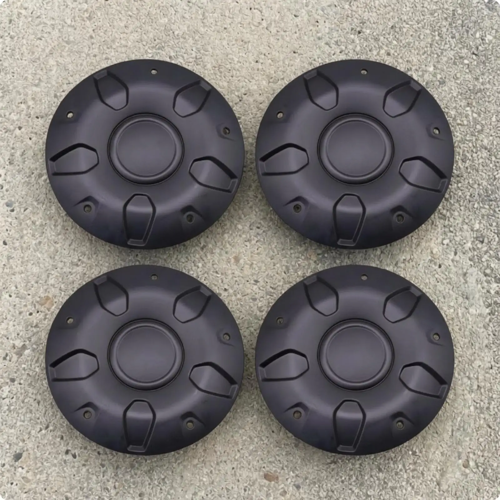 Replacement Wheel Hubcap Easy to Mount Automotive Hubcap Black for Vehicle