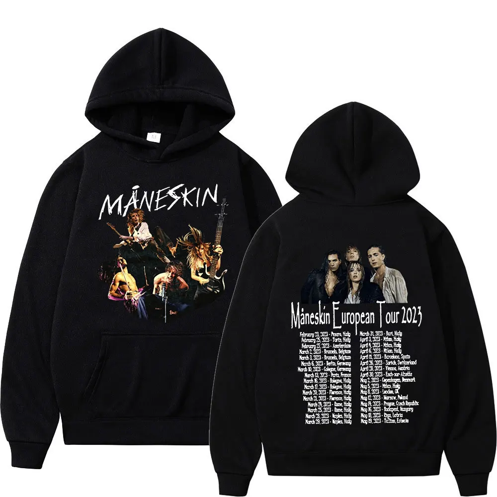 Maneskin Louds Kids Gets Louder Tour 2023 – Idealny sweatshirt dla fanów rocka z Europy