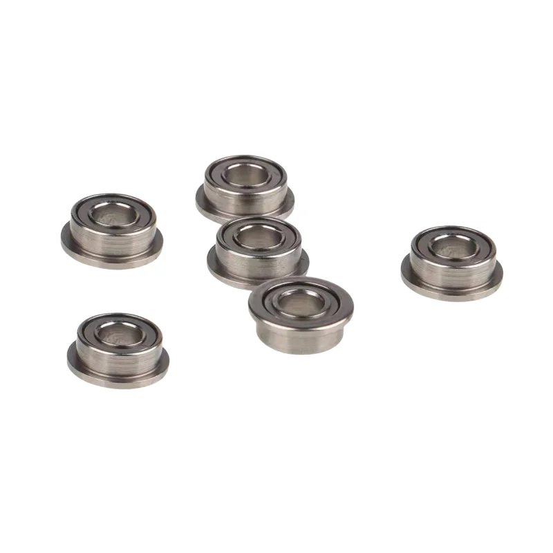 50pcs MF63ZZ full balls 3x6x2.5mm Mini Bearings Flange Deep groove Ball Bearing Miniature 3*6*2.5 mm