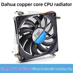 Ultra-Thin 1U Industrial Computer CPU Radiator NAS All-in-One Machine 1151 1155 Copper Core HTPC Ultra-Quiet 4-Wire Cooling Fan