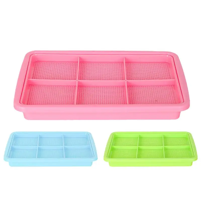 Nursery Pots Tray Grow Basket Hydroponics Microgreens Plate Vegetables Buckwheat Grass Germination Nursery Pot Sprouter Tray