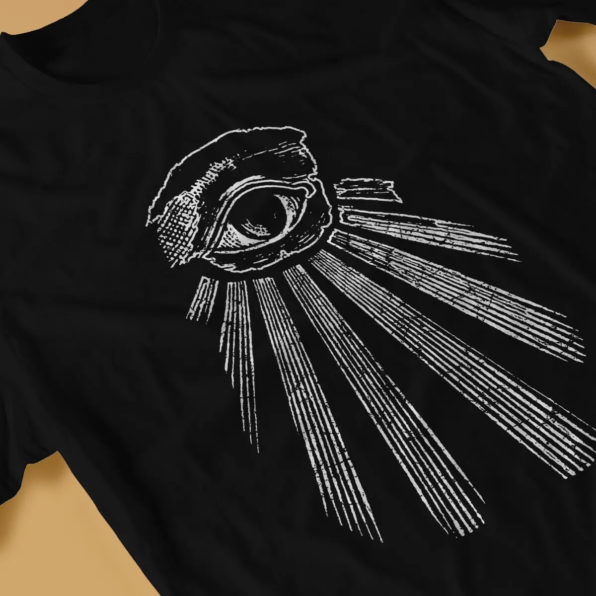 Masonry Masonic All Seeing Eye Free Art Masons T-Shirts  Freemasonry Novelty Cotton Tees Crew Neck Short Sleeve T Shirts