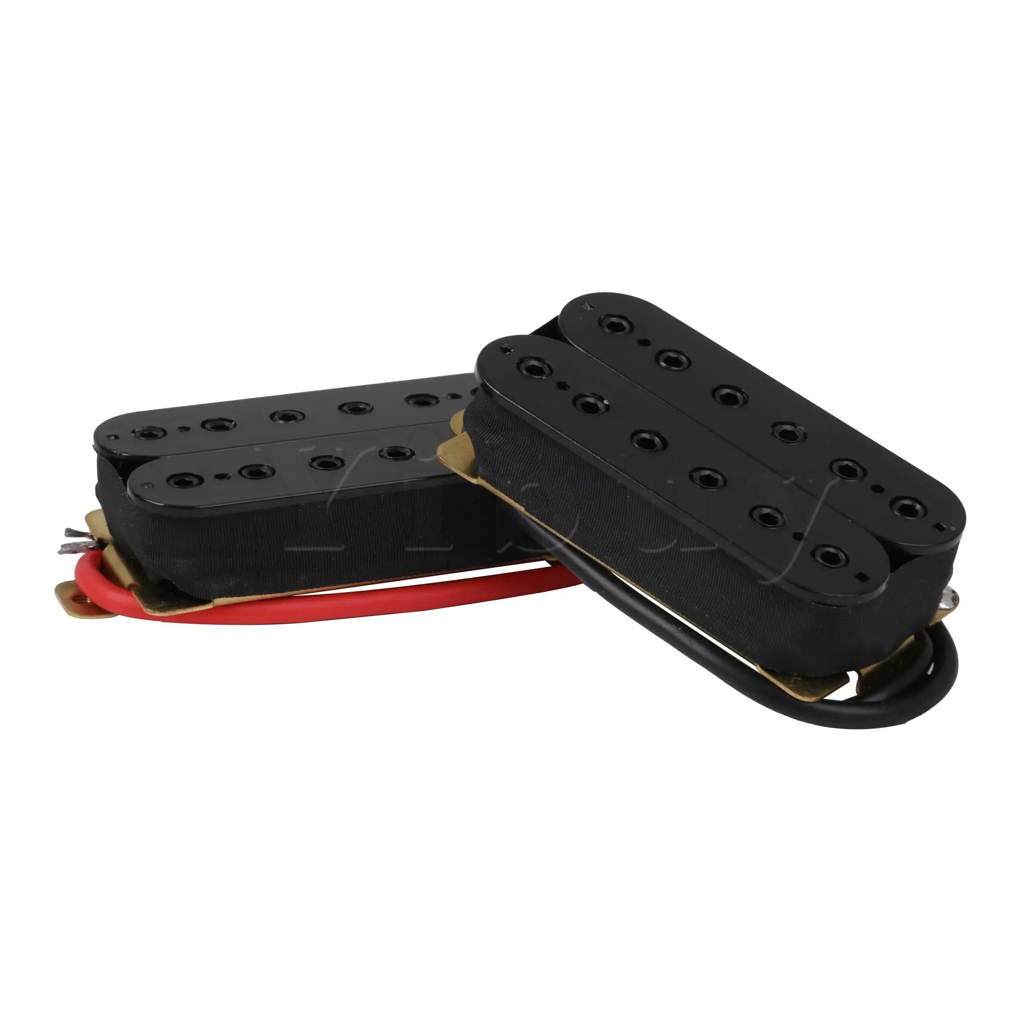 Yibuy Black Double Coil Guitars Pickups w/ Screwdriver & Springs & Screws Set