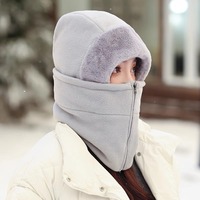 High Polar Fleece Balaclava Winter Ski Windproof Cap Outdoor Cycling Cap for Men Face Masks Hood Beanies Women Plush Warm Hat