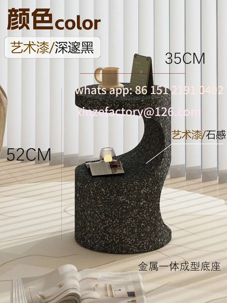 

Customizable Style, Side Table, Household Living Room, Small Coffee Table, Bedroom Cream Bedside Table, Small Round