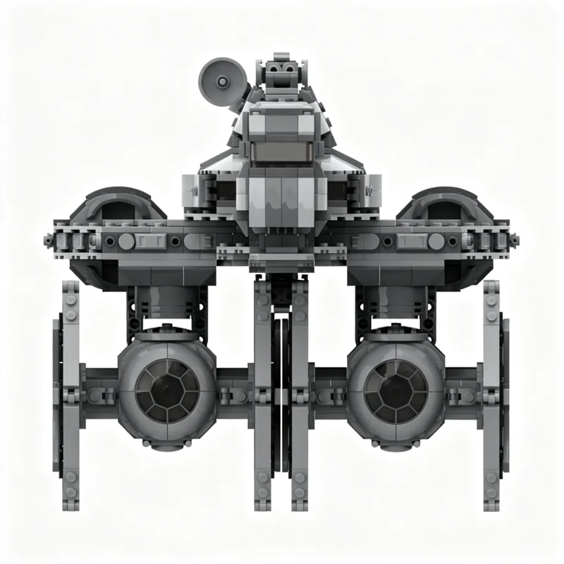 1337pcs MOC Imperial Gozanti Assault Star Battle Model Building Blocks Creative Gift DIY Display Decor Adult Premium Kids Desk view 4