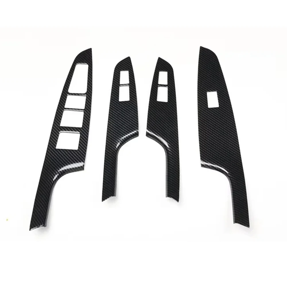 

4 шт./компл., панель переключателя подъема окна автомобиля, крышка, наклейки из АБС-пластика для Hyundai Tucson 2015-2020, левый руд, интерьерный Стайлинг, авто молдинги