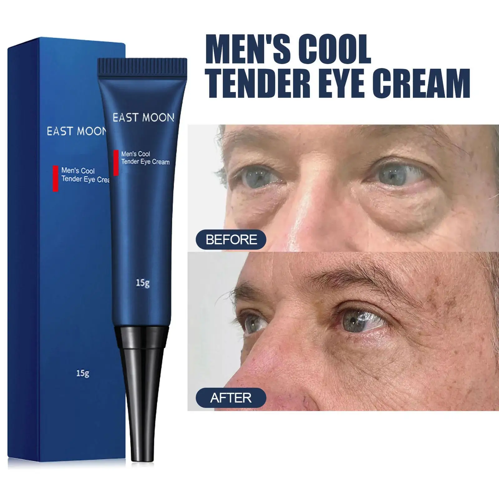 10pcs Men's Eye Cream Fade Dark Circles Remover Eye Bags Gel Under Eyes Of Tight Anti Aging Cream Firmness Moisturizing Eye Skin