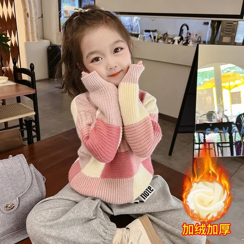 

Baby Sweater for Girls Kids Knitted Sweater for Girls O-Neck Baby Kids Sweater Children's Jumpers Clothes Sweaters jerséis