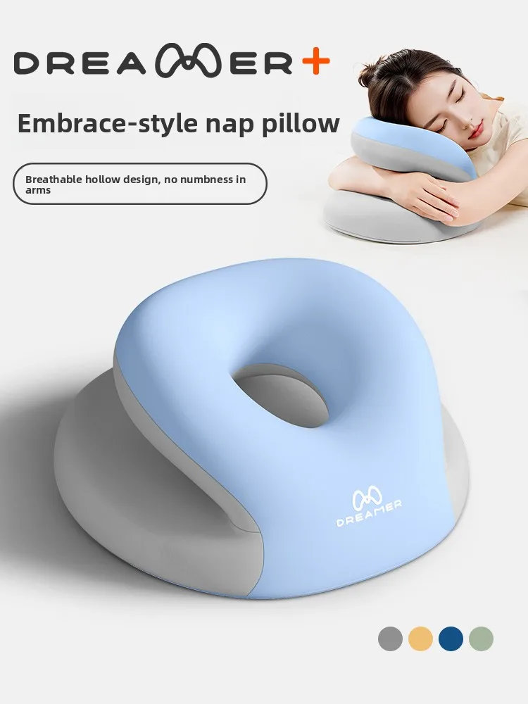 Office Nap Pillow Modern Simple Style Memory Foam Desk Snooze Pillow Universal Space Suitable Soft Pillow for a Quick Nap