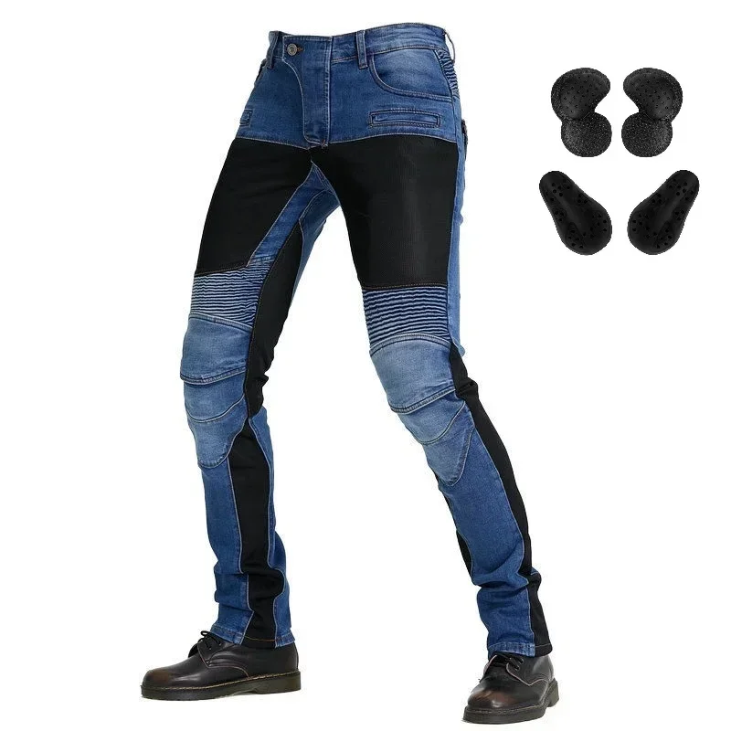 New Motorcycle Pants Moto Men's Motocross Casual Riding Motorbike Touring Motocycle Street Jeans Trousers Protective Gear