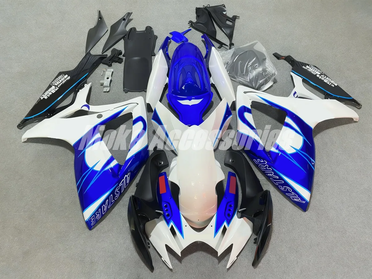 

Fairings Kit Fit For gsxr600/750 2006-2007 k6 Bodywork Set High Quality Abs Injection New Blue White Black
