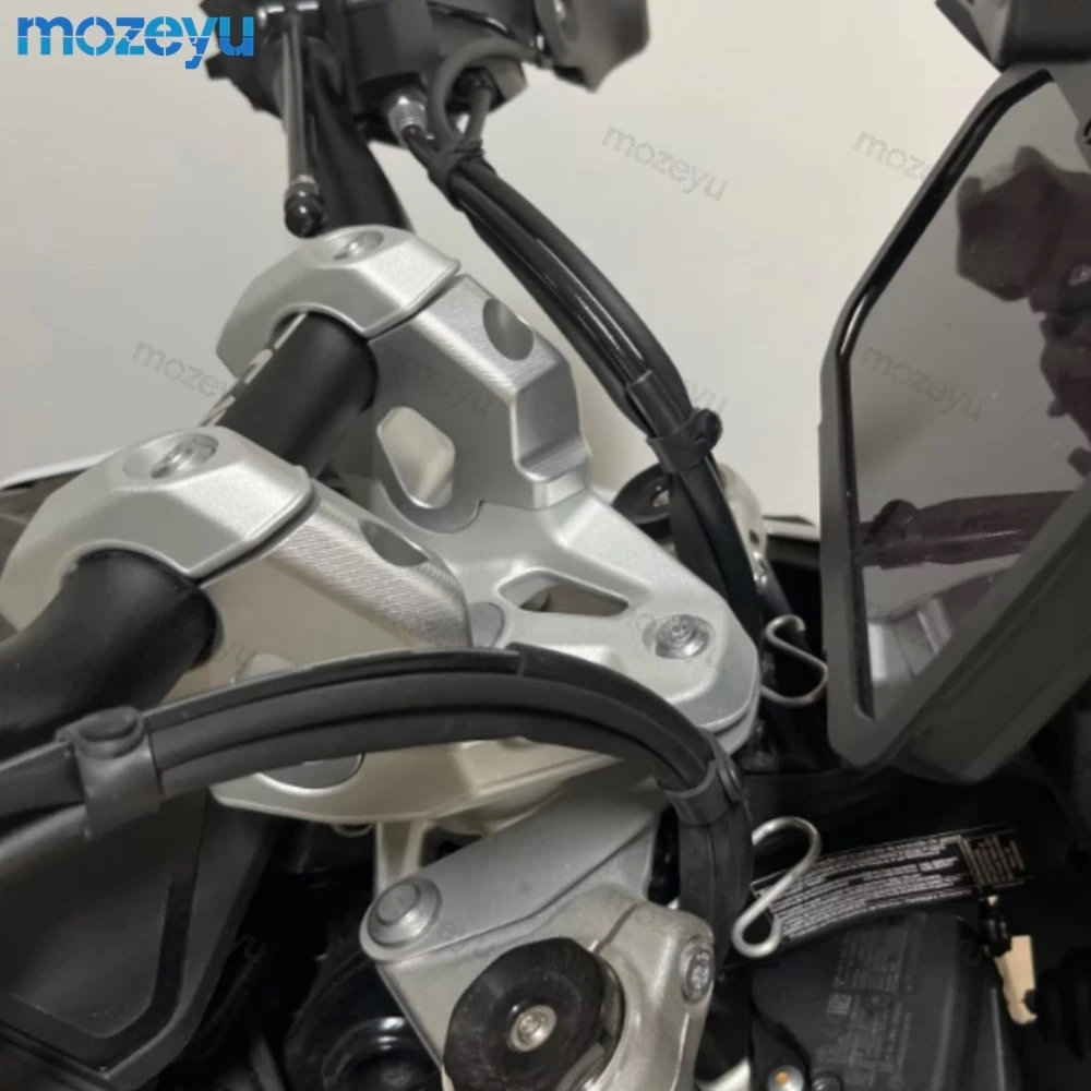 Motorcycle Handlebar Riser Drag Handle Bar Clamp Extend Adapter For BMW R1300GS R 1300GS R1300 GSAdventure 2024 2025 Accessories