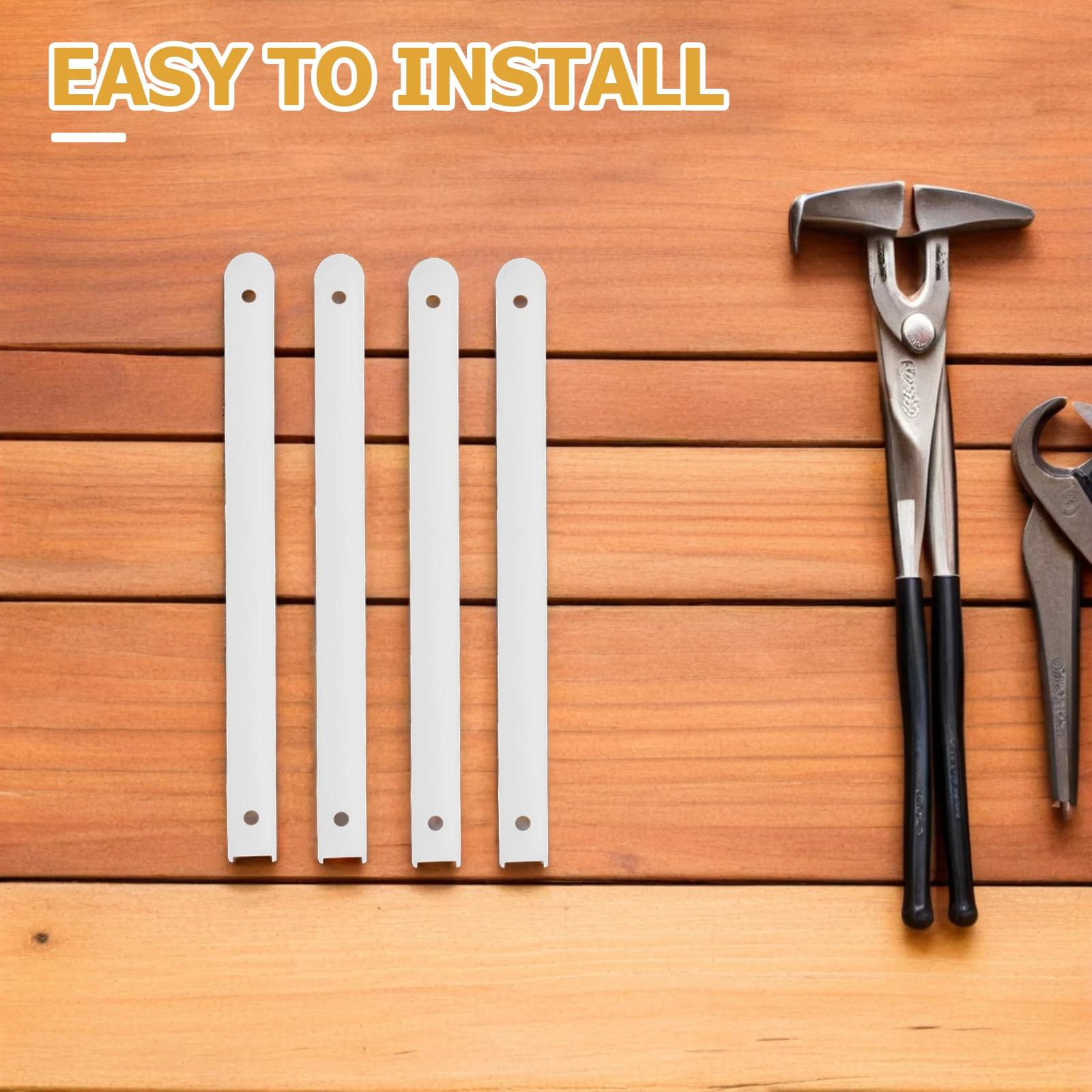 

3Sets Plastic Drawer Slides Durable Smooth Quiet Easy Install Strong Load Bearing Capacity for Closets Cabinets Wardrobes