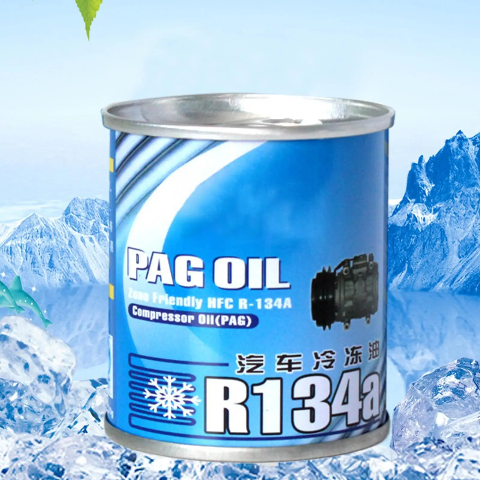 Автомобильный хладагент переменного тока, 70 г, охлаждающая жидкость переменного тока R-134a, хладагент для автомобиля, грузовика, автобуса, компрессор кондиционера, система кондиционирования хладагента, масло переменного тока