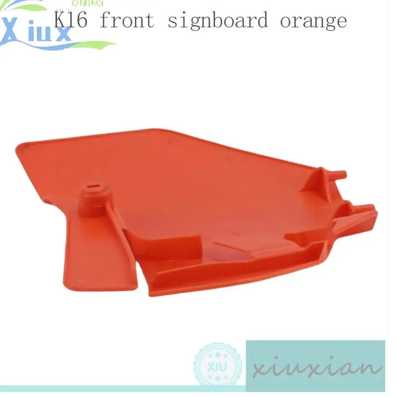 Orange K16 Front Motorcycle License Plate Signboard Panel for Custom Bikes