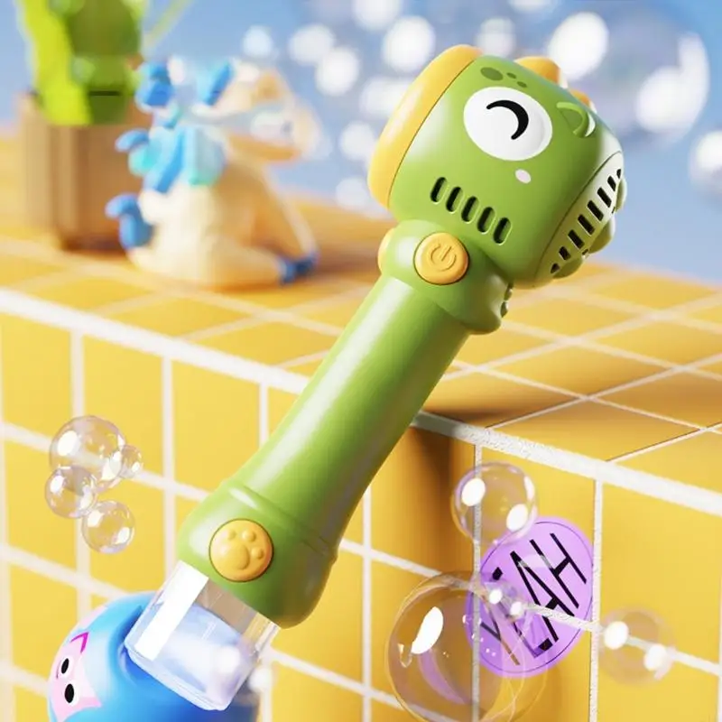 전기 거품 제조기 장난감 24BE를 재생하는 다채로운 거품 장난감 거품 송풍기 어린이