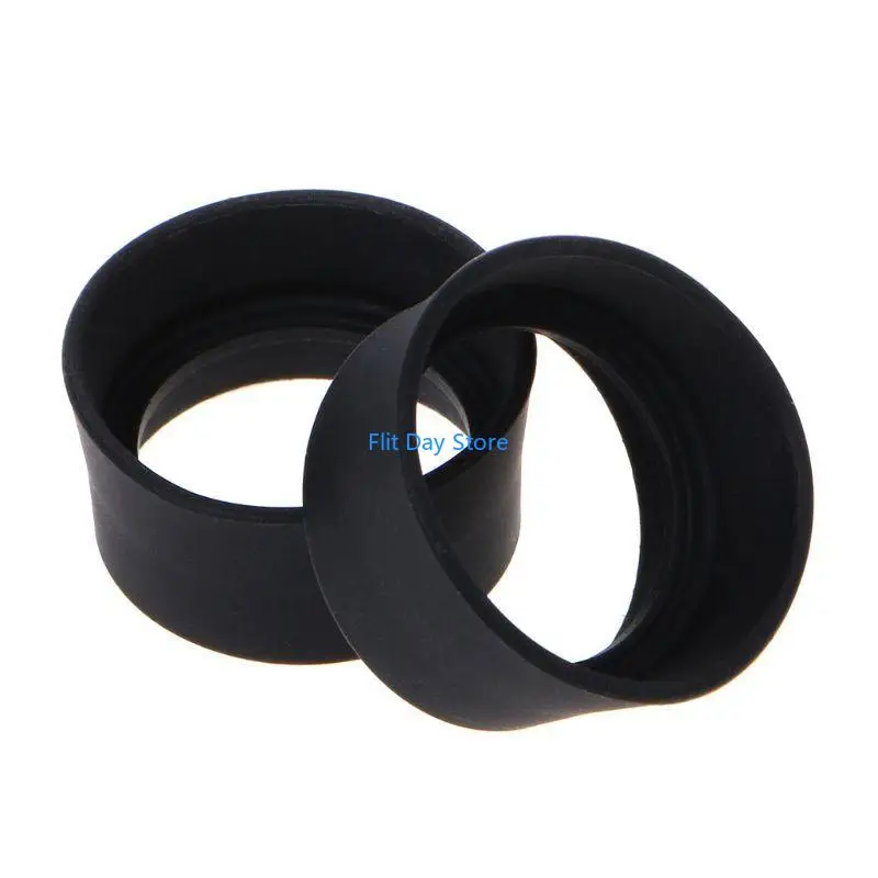 F92C Microscope Eye Cups Flexible Rubber Eyepiece Guards Inner Diameter 35-37mm