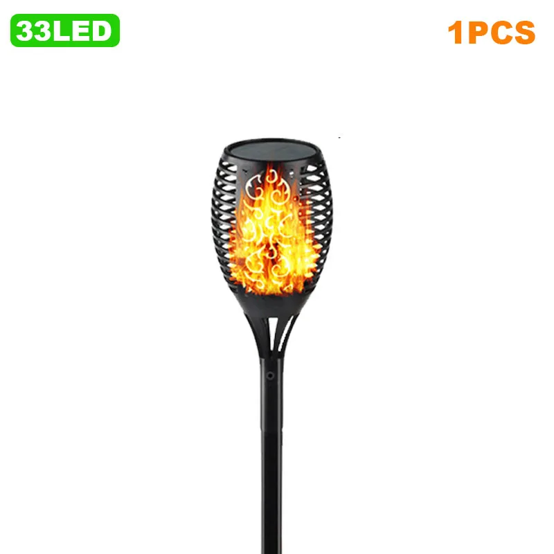12/33/96 Led Solar Fakkel Licht Gazon Tuin Plug In Licht Buiten Binnenplaats Waterdicht Inductie Decoratie Landschap Vlam Licht