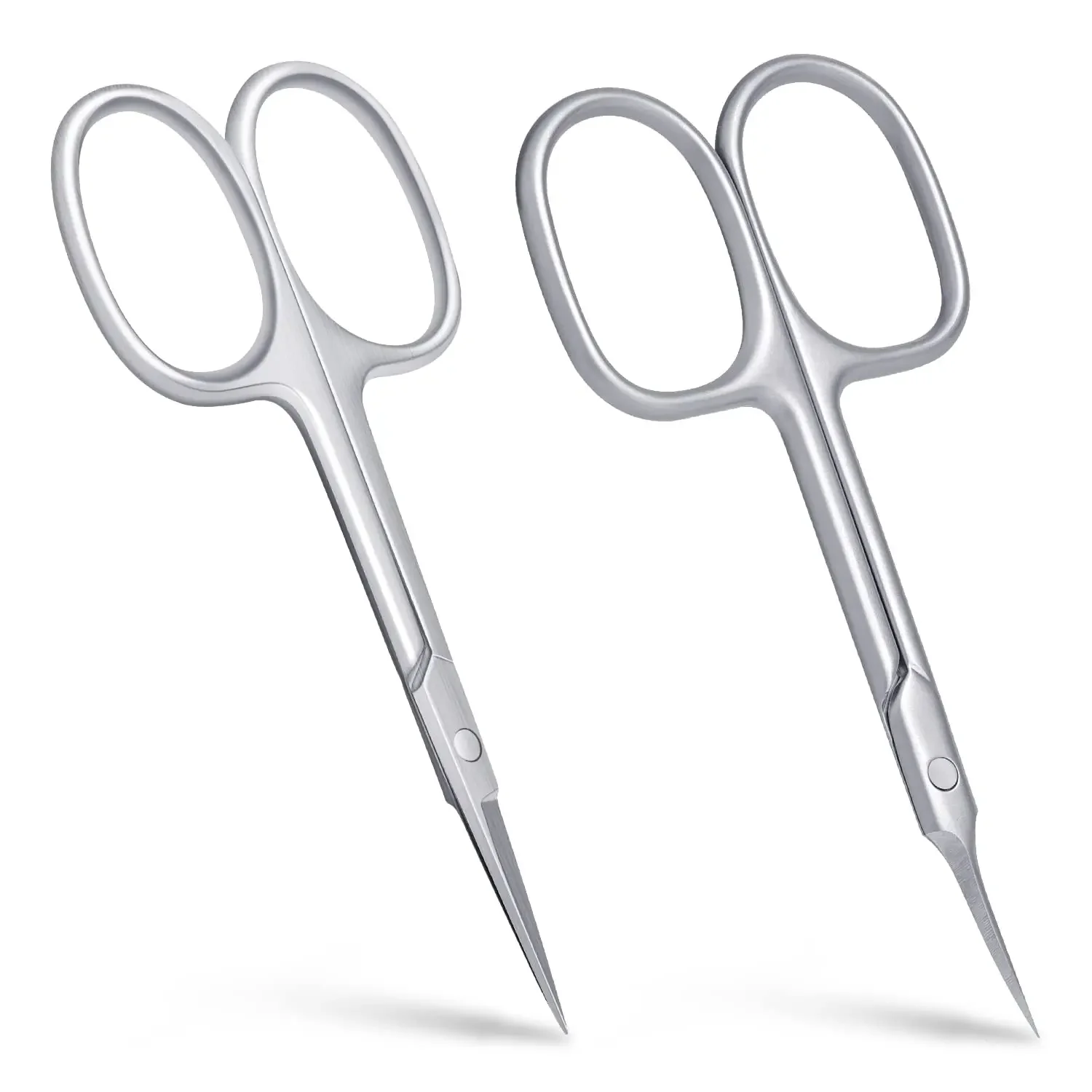 Extra Fine Small Nail Scissors Stainless Steel Cuticle Manicure Beauty Pedicure Grooming for Women Fingernail Toenail