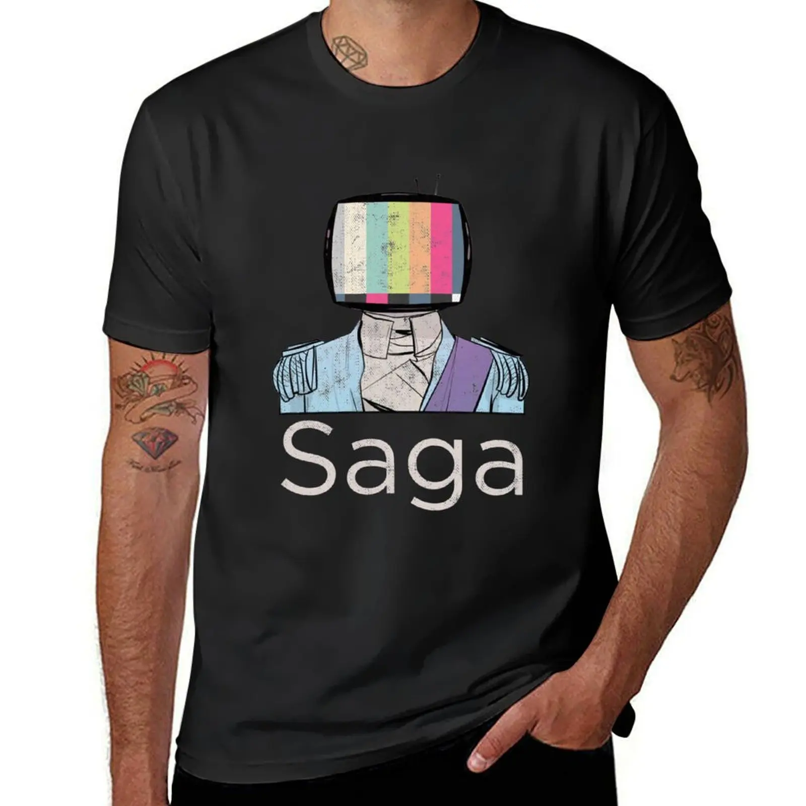 Saga Prince T-Shirt new edition tops Aesthetic clothing Blouse men clothing