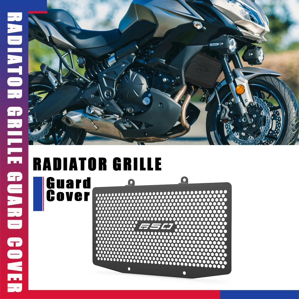 

Motorcycle Radiator Grille Guard Protector Cover Parts FOR KAWASAKI Versys 650 KLE650/ABS KLE 650 VERSYS/ABS 2006 2007-2009 2008