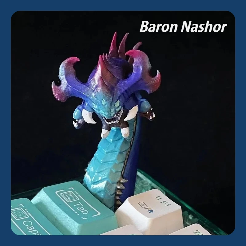 

Lol Baron Nashor League Of Legends Game Theme 3d Sculpture Mechanical Keyboard Custom Customize Keycap E-Sports Night Demon