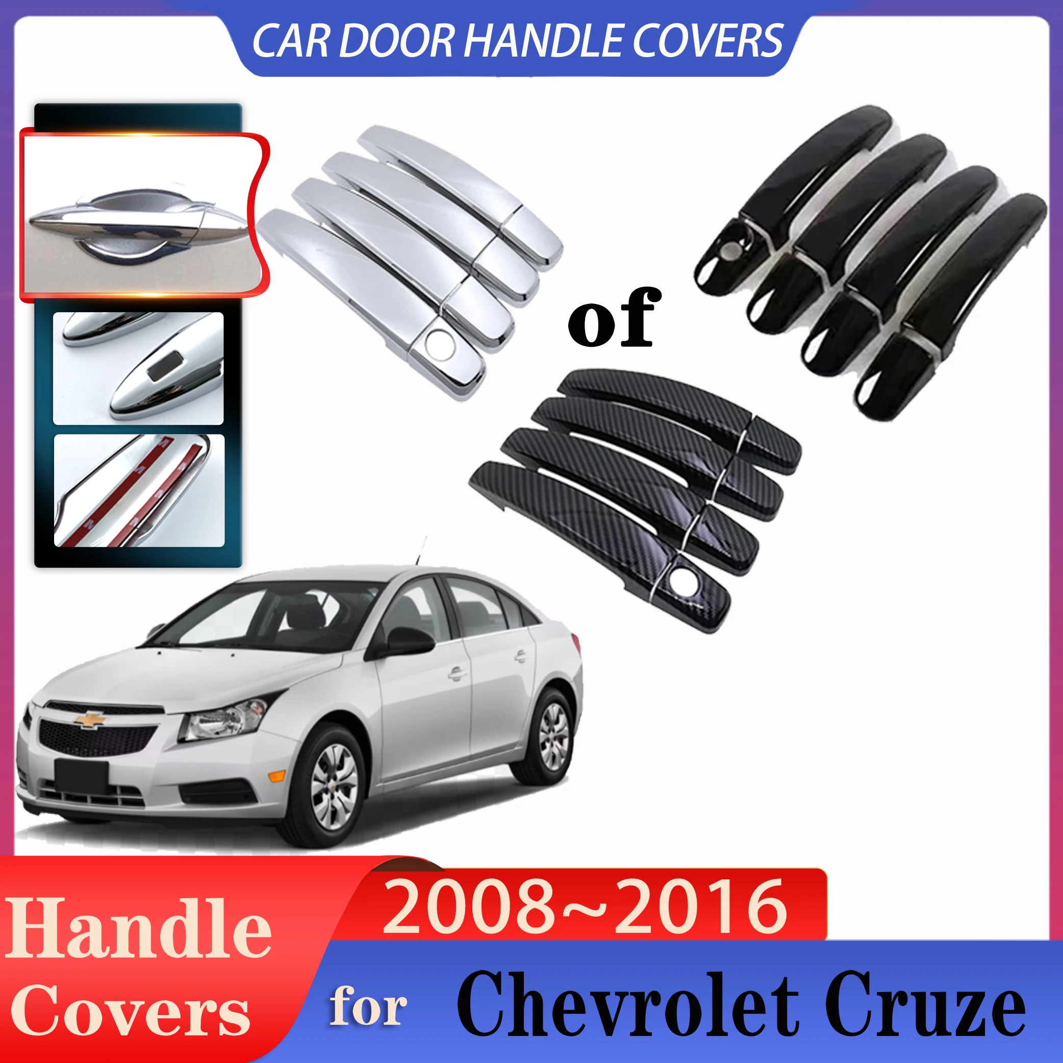 

Накладки на дверные ручки для Chevrolet Cruze 2014 Holden Cruze 2008 ~ 2016 2015, накладки на дверные ручки для защиты от царапин, декоративные автомобильные аксессуары