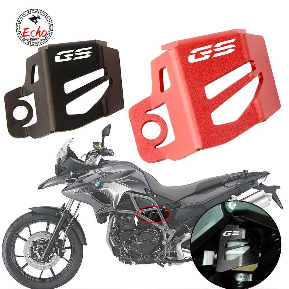 For BMW F700GS F800GS F700 F800 F 700 800 GS Motorcycle CNC Accessories Rear Brake Fluid Cover Reservoir Guard Cover Protective