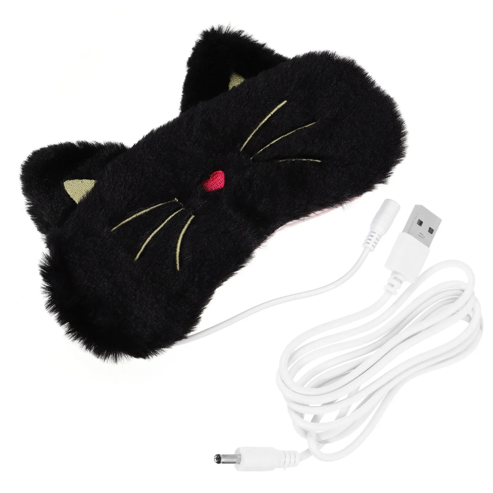 

Eye Mask Premium Arc Nose Design Magnetic Heating Blindfold Soft Lightweight Elastic Band Sleep Blackout Travel Home Relaxation