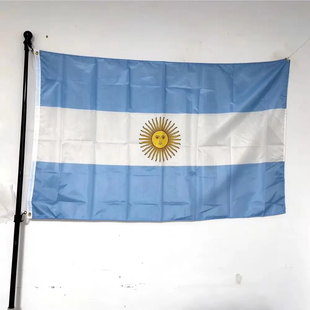 Argentina National Flag 150x90cm Large 3x5 FT Polyester hanging banner Argentina flag Outdoor Indoor Decoration