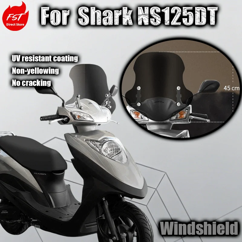 

For NS125D/T Windshield Scooter Modification Parts: Xisha Yusha Windshield