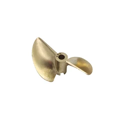 1PCS Two-blade Copper Propeller 30/32/35/38/40/43/48/50/52mm Brass Propeller Marine Paddle Props Parts Pitch 1.4 for RC Jet Boat