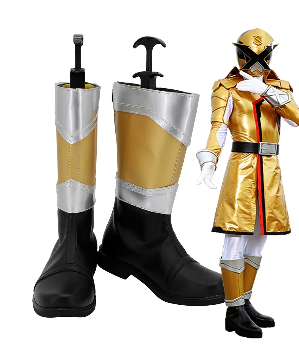 Keisatsu Sentai Patranger Lupin X Cosplay Boots Custom Made Shoes Halloween Carnival Party Cosplay Costume Accessory