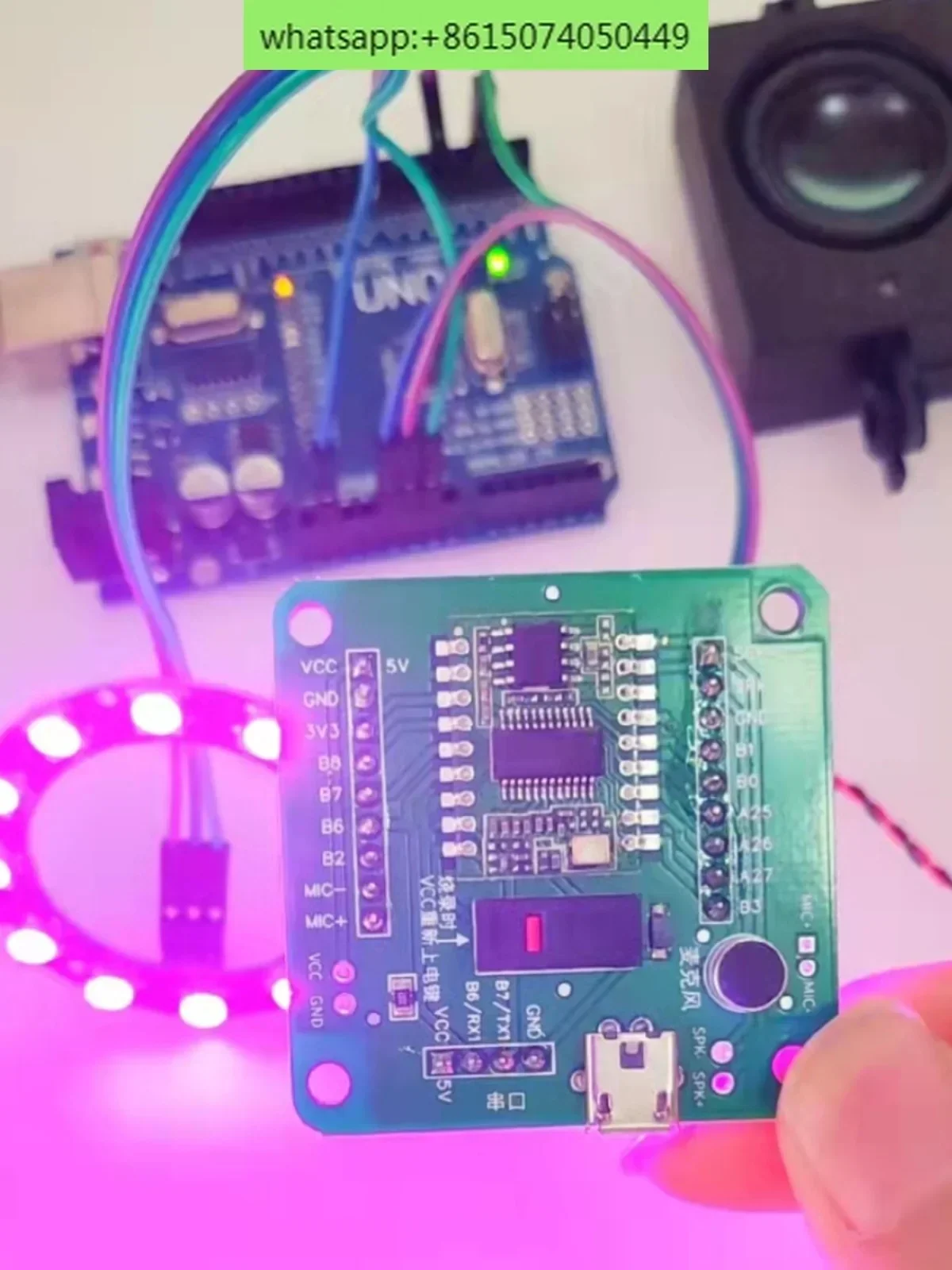 striscia-luminosa-vocale-kit-di-produzione-fai-da-te-arduino-controllo-del-suono-intelligente-microcontrollore-leggero-produttore-di-materiali-elettronici