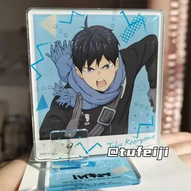 

Anime Haikyuu!! Shoyo Hinata Tobio Kageyama Kotaro Bokuto Cosplay Acrylic Furniture Double Standing Card Xmas Gift