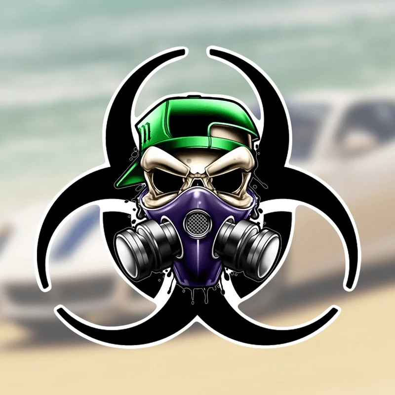 1 шт. крутая абстрактная геометрическая наклейка - водонепроницаемая, прочная - привлекательные формы для багажного ноутбука