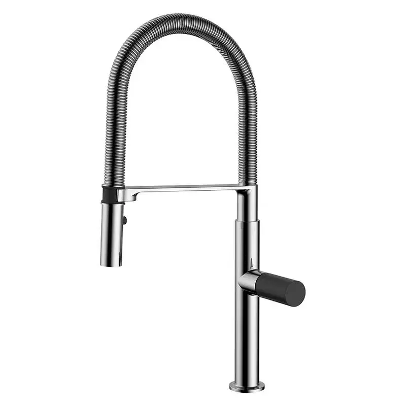 Luxury Brass Kitchen sink faucet Modern Design Hot cold water Kitchen Fauet Top Quality Pull Out Kitchen Tap 1 Hole 1 Handle