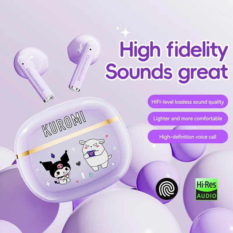 MBL65 Draadloze Bluetooth-headset HiFi Lossless geluidskwaliteit HD Spraakoproep Lichtgewicht Comfortabel Aanraakbediening Compact Mooi