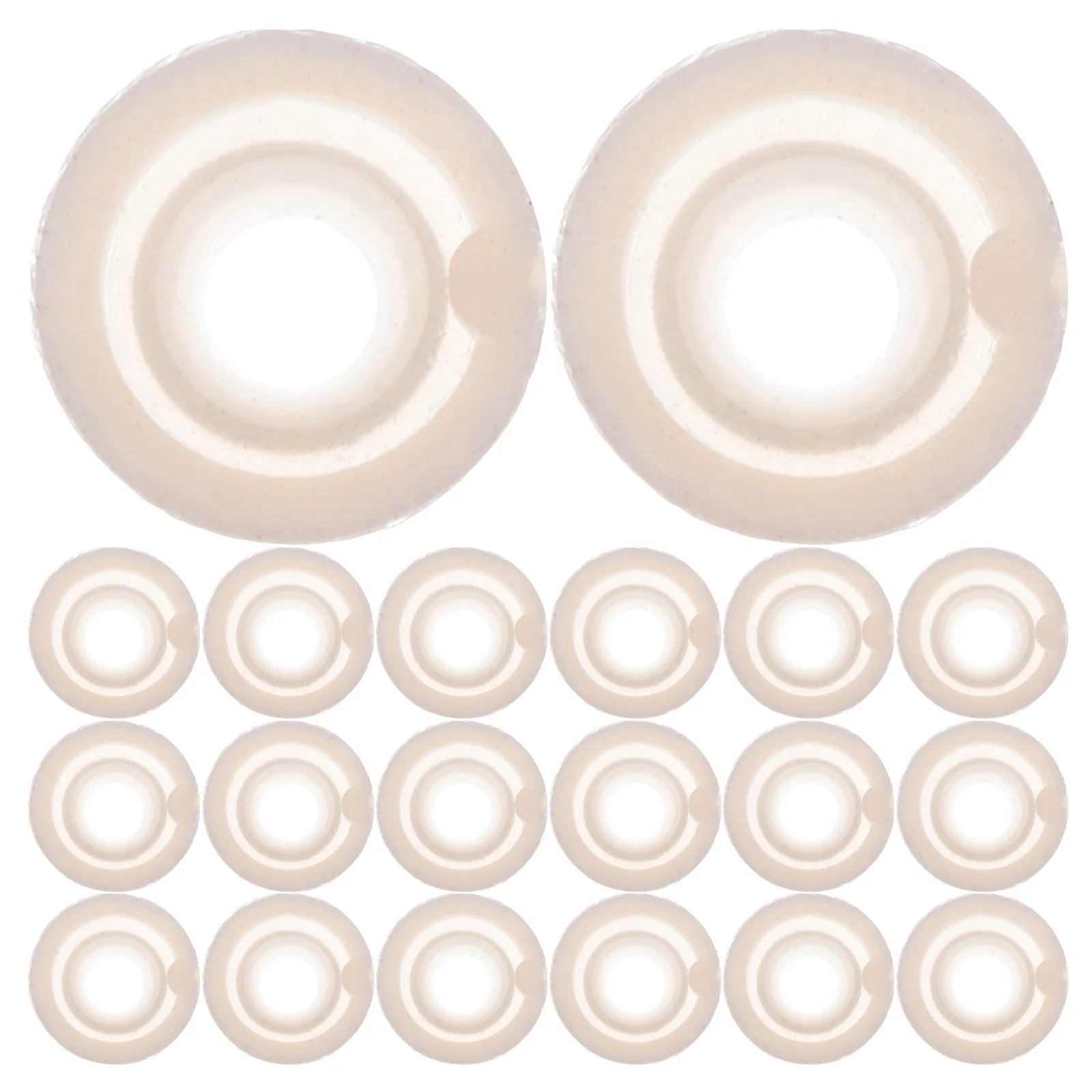 

100 Pcs Plastic Eye Nose Gaskets For Making For Crochet Stuffed Animals And Plush Toys Ideal For Diy And Handmade Projects