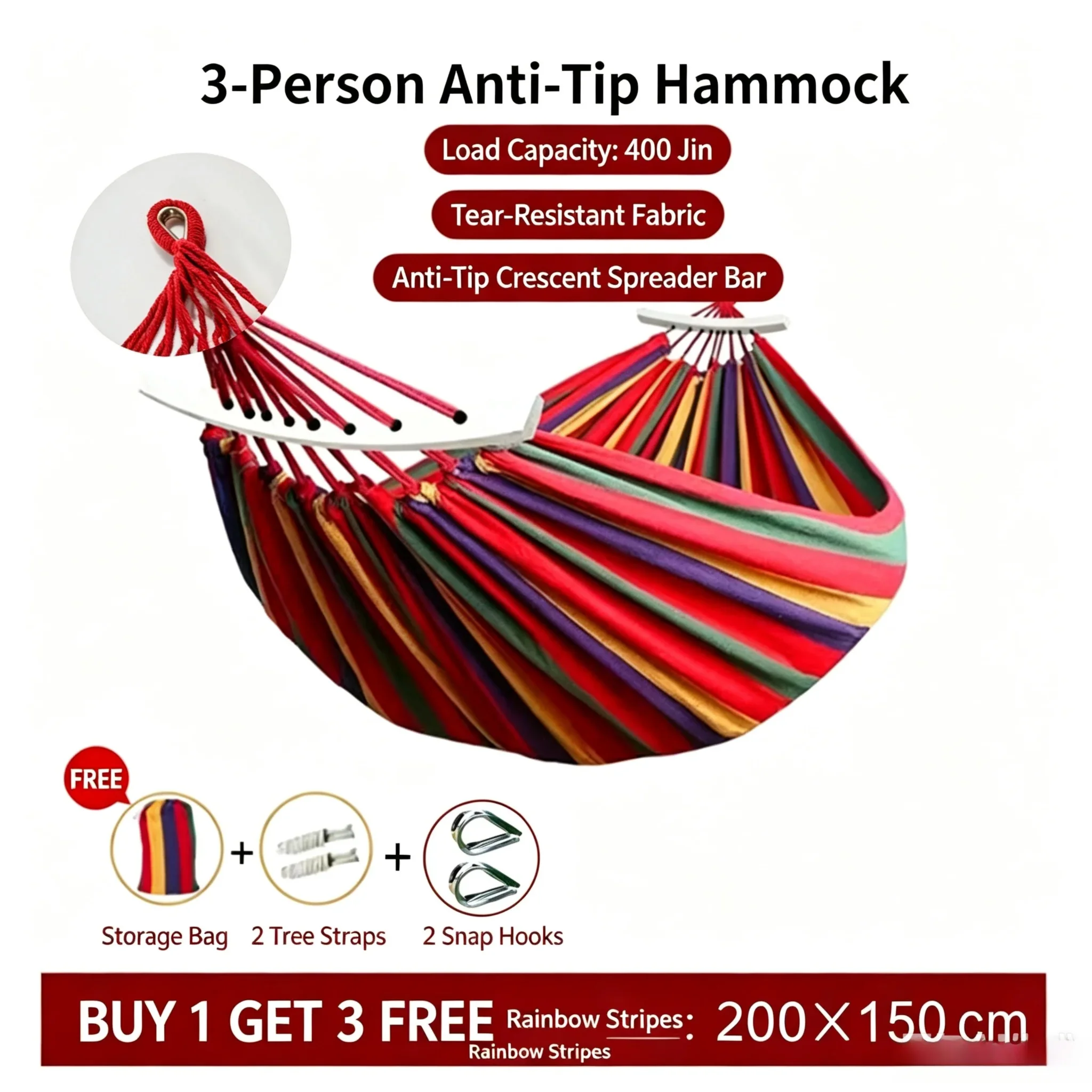 Portable Foldable Adult Hammoc - đánh giá và giá Outdoor Camping Hammock