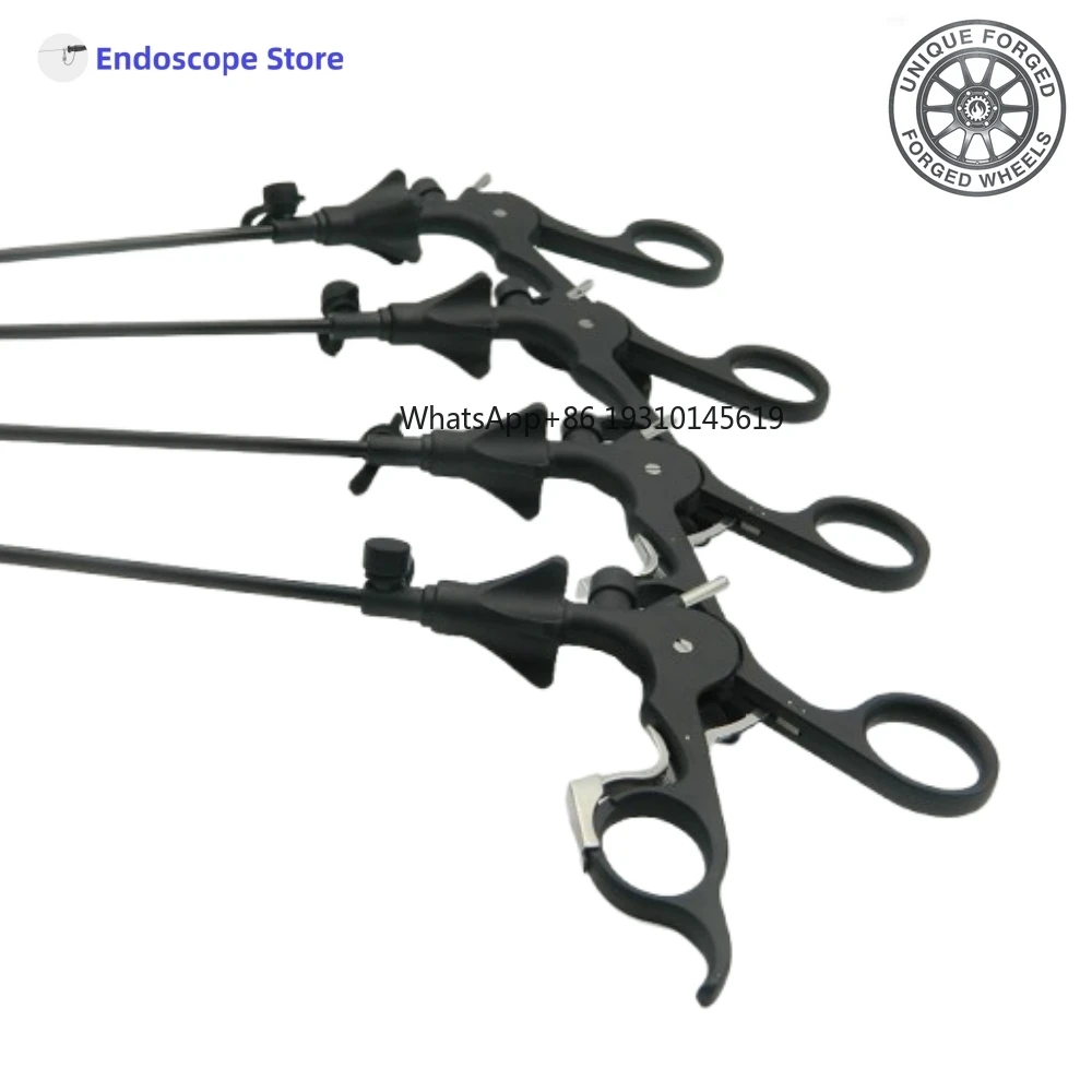 

26 Styles Medical Surgical5mmx330mm Laparoscopic Laparoscope Endoscope Dissect Graspers Forceps Scissors Unipolar Detachable V